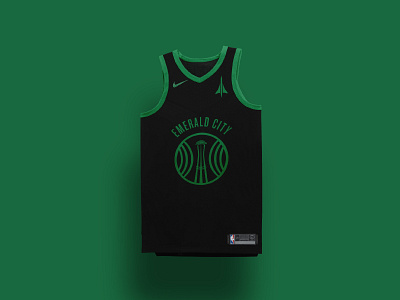 Seattle Supersonics "Emerald City" Alternate Jersey Design