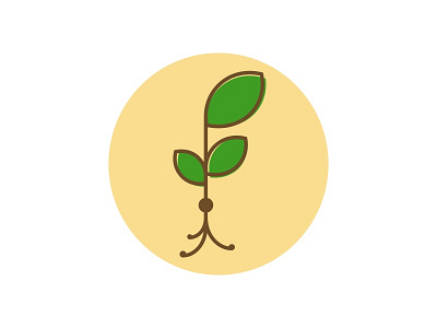 Sprout chris stetson csttsn fresh growth illustrator logo mark new plant sprout