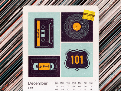 Lou's Records Calendar