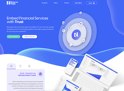 Reserve Trust Website webflow