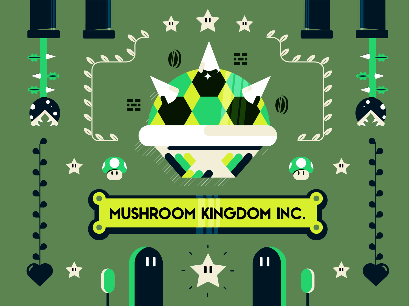 Mushroom Kingdom Inc. by Chris Knight on Dribbble