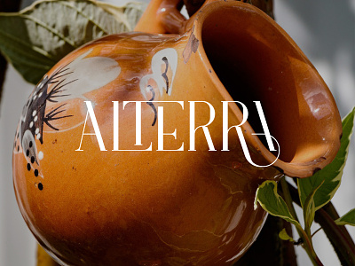 Alterra brand brand design branding ceramic clay creative handmade identity logo logodesign logoinspiration mark vector wordmark