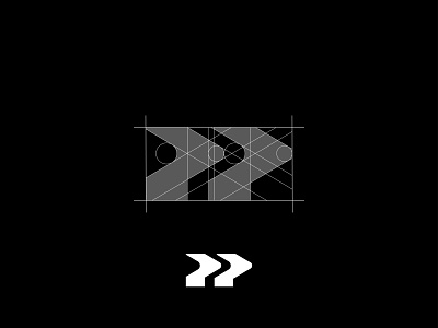 PP Monogram badge basic brand branding creative design grid icon identity label logo mark minimalist pp vector