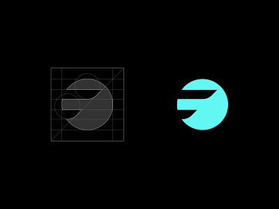 Flyral aero branding creative design f flight fly grid icon identity logo mark plane symbol vector
