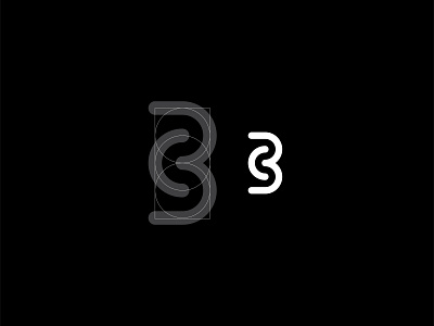 BC Monogram badge basic bc brand branding creative design grid icon identity label logo logodesign logofavs logoinspiration logolearn mark minimalist vector