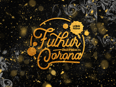 futhur more terrible than corona design designers illustration lettering typography