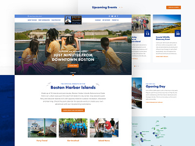 Boston Harbor Islands Website Re-Design