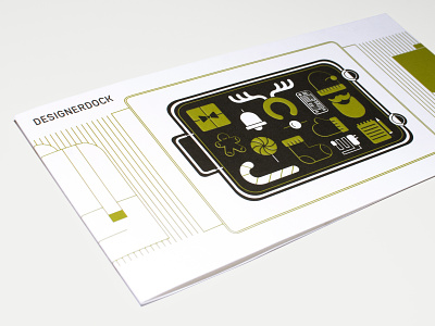 Designerdock X-Mas Card icon illustration vector