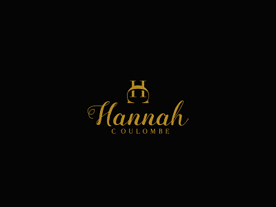 Hannah Coulombe brand brand design clothing cosmetics design font graphic handwritten identity jewelry logo logodesign logotype luxury luxury brand luxury logo minimal modern script typeface