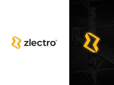 zlectro ⚡ adobe adobe illustrator bolt brand and identity branding design electrical graphic design logo logo design logotype power smart clever modern logo design smart mark thunder vector