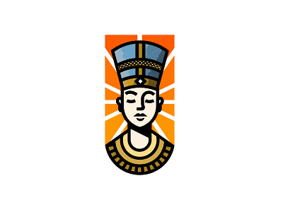 Nefertiti 👑 adobe adobe illustrator art brand and identity brand design branding design digital graphic illustration illustration art illustrations logo logo design logo designer minimal nefertiti queen vector