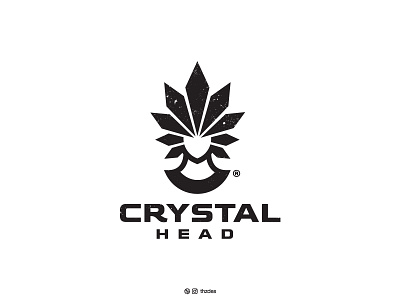 Crystal Head adobe adobe illustrator brand and identity branding clever crystals icon symbol mark illustraion illustration art illustration artist logo logo design logo design concept logodesign logos logotype minimal monogram negative space vector