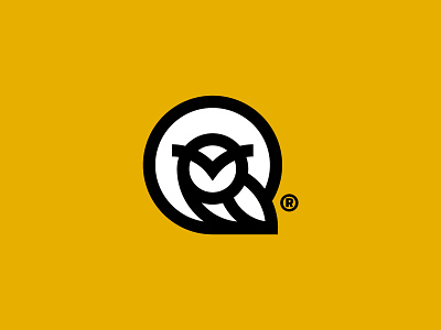 The Wisdom adobe adobe illustrator bird logo brand and identity branding creative icon symbol mark illustration logo design logodesign logos mark minimalist logo monogram negative space owl owl logo vector