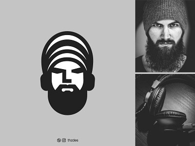 Rock Beard adobe adobe illustrator beard model brand and identity branding creative logo graphic design icon symbol mark illustration illustration art logo logodesign logos logos idea minimalist logo model modern logo negative space logo rock vector