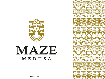 Maze Medusa adobe adobe illustrator brand design brand identity greek gods illustration logo logo design logodesign logos logotype luxury medusa minimalist logo modern monogram premium typography vector versatile