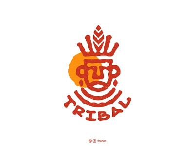 TRIBAL adobe adobe illustrator africa art brand and identity branding creative icon symbol mark illustration illustration art indian logo logo concept logo design logos logotype minimalist sketch tribe vector