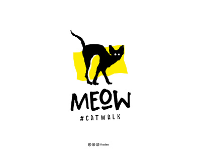 Meow Catwalk adobe adobe illustrator brand brand and identity branding cat clean creative design egyptian icon symbol mark identity illustration logo logo design logos logotype minimal typography vector