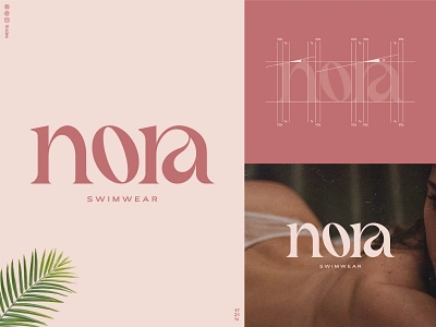 Nora - Swimwear adobe beach brand identity branding clean creative minimalist clothing creative design fashion feminine graphic design hand drawn logo logo design logos logotype luxury minimalist premium swimwear