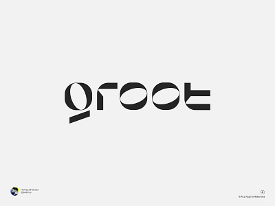 Groot adobe adobe illustrator brand identity branding design graphic design identity identity design logo logo design logos logotype mark minimalist logo real estate visual identity wordmark