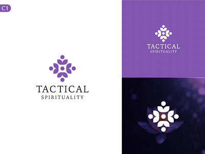 Tactical Spirituality brand brand design brand identity contentment hypnosis logodesign logos luxury mark minimal modern logo peace spiritual spirituality swat tactical wisdom yoga yoga logo