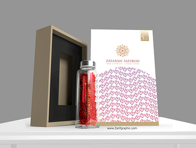 Zafaran saffron packaging design design france package package design packaging saffron
