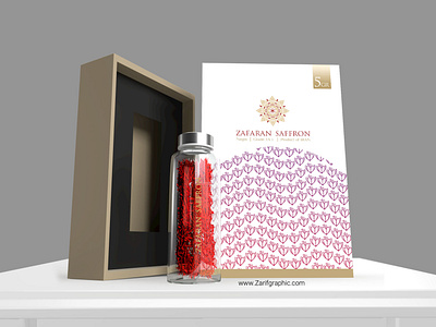 Zafaran saffron packaging design