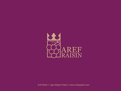 Aref raisin logo design design logo design raisin logo raisin logo design zarifgraphic