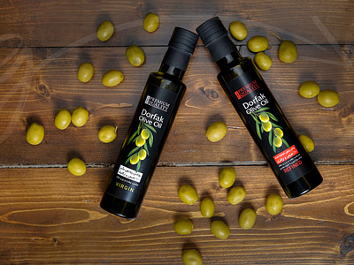 Dorfak olive oil packaging design