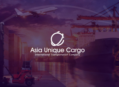 Asia Unique Cargo Logo branding illustration logo logo design zarifgraphic