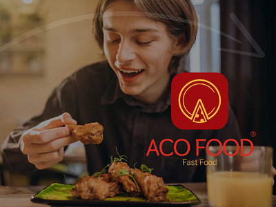 ACOFOOD - Fast Food branding fast food food logo logo design zarifgraphic