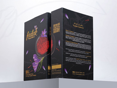 FADAK- Saffron Manufacture Box Packaging Design packaging packaging design saffron saffron box saffron packaging saffron photography