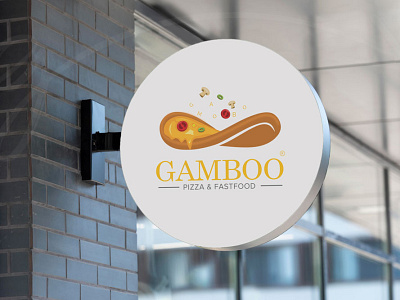 Gamboo- Pizzaplace logo design