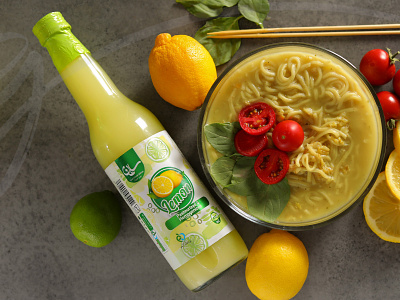 Salman Novin Khorak Lemon Juice Label Design label label design lemon juice packaging