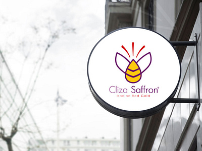 Cliza Saffron Logo design by ZarifGraphic