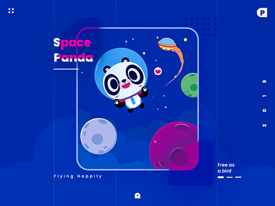 Space Panda illustration