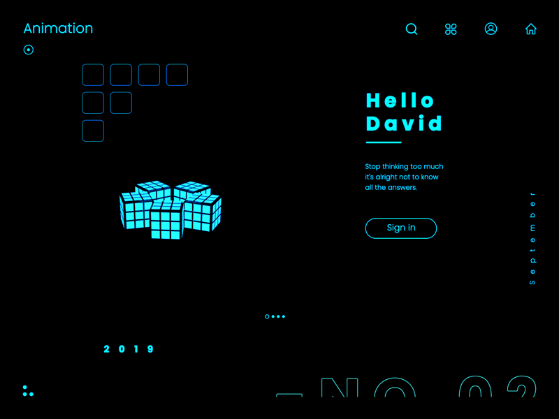 Hello David 3d web