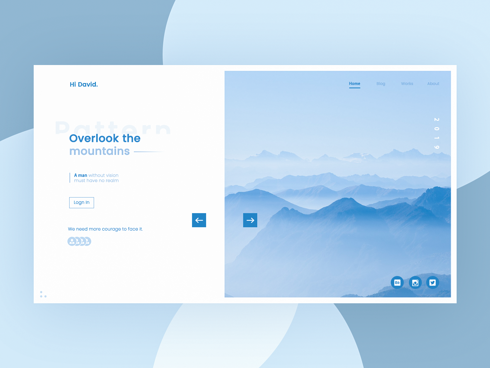 web design by Mr.David on Dribbble