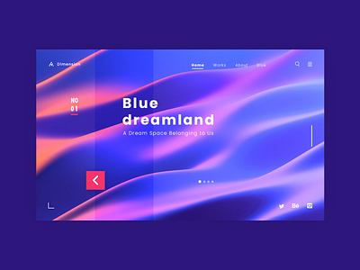 Blue dreamland design web webdesign