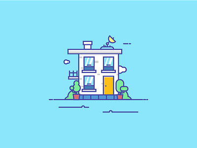 House app illustration