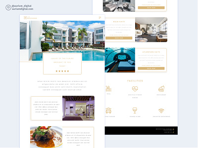 The Neoverse Hotel adobe xd design figma food hotel luxury minimalist modern ui design uxui