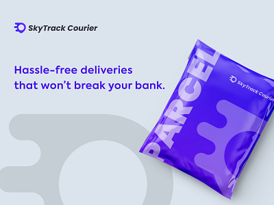 Skytrack courier packaging Design