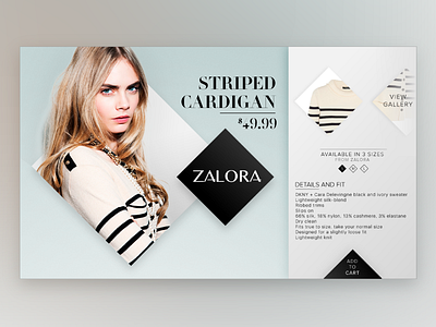 ZALORA - Diamonds clothes design diamond e commerce fashion magazine rebrand shopping ui ux website zalora