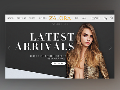 Zalora - Website Redesign branding design fashion merchandise shop style typography ui ux website zalora
