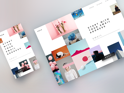 VSCO - Landing Page Redesign colors desktop landing photo photography simplicity site ui ux vsco website white