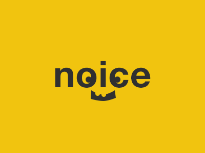 Noice App app design flinto fun mobile new video yellow