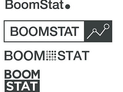 Boomstat Logo data dataviz logo logos stats