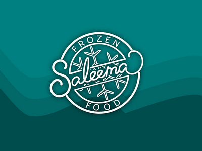 Saleema Frozen food branding design food logo