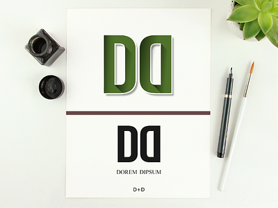 Logo Letter D or DD
