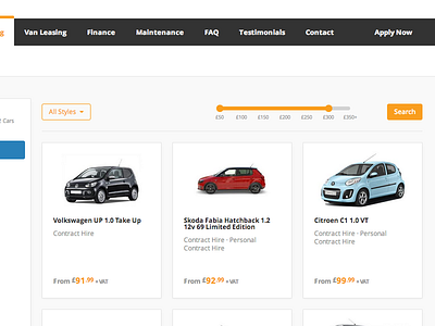 Browse Vehicles browse filters search