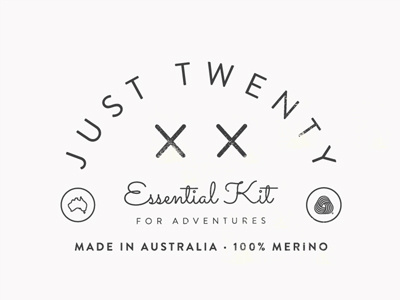 Just Twenty ~ Blanket Label